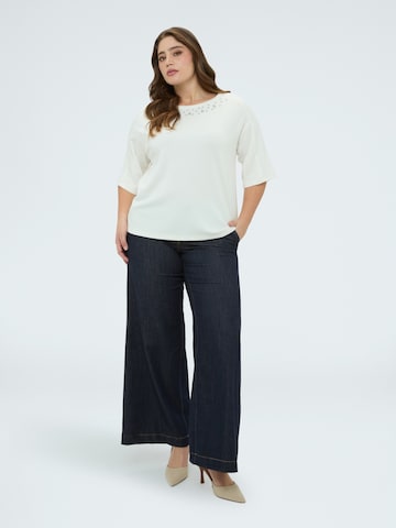 Pull-over Fiorella Rubino en blanc