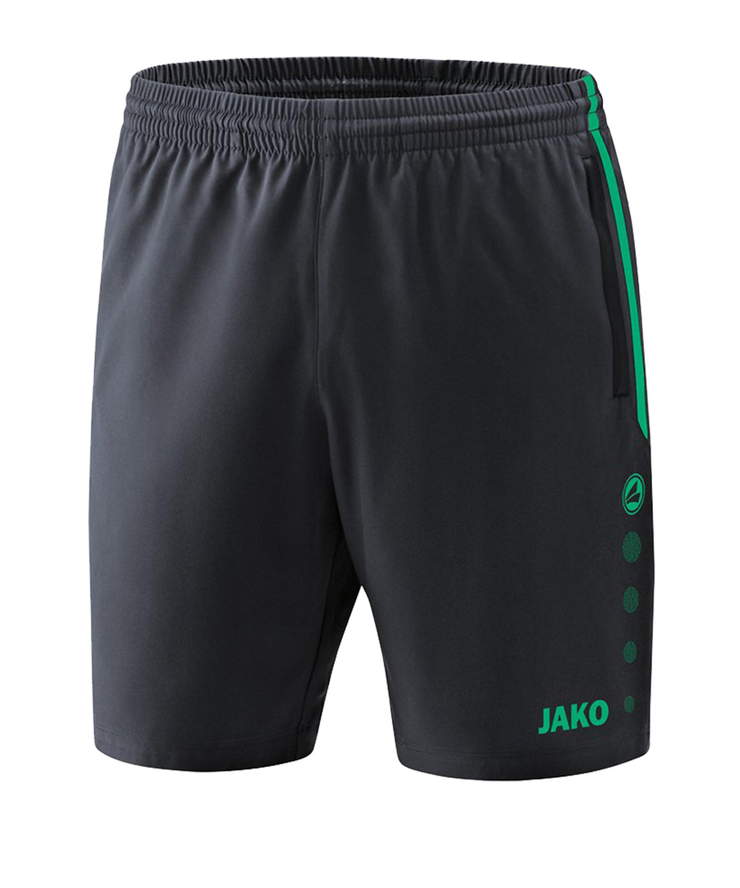 JAKO Sportshorts 'Competition 2.0' in Grau: Vorderseite