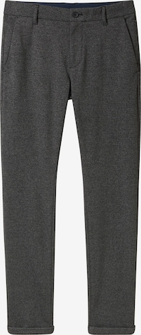 Pantalon chino 'Travis' TOM TAILOR en gris : devant