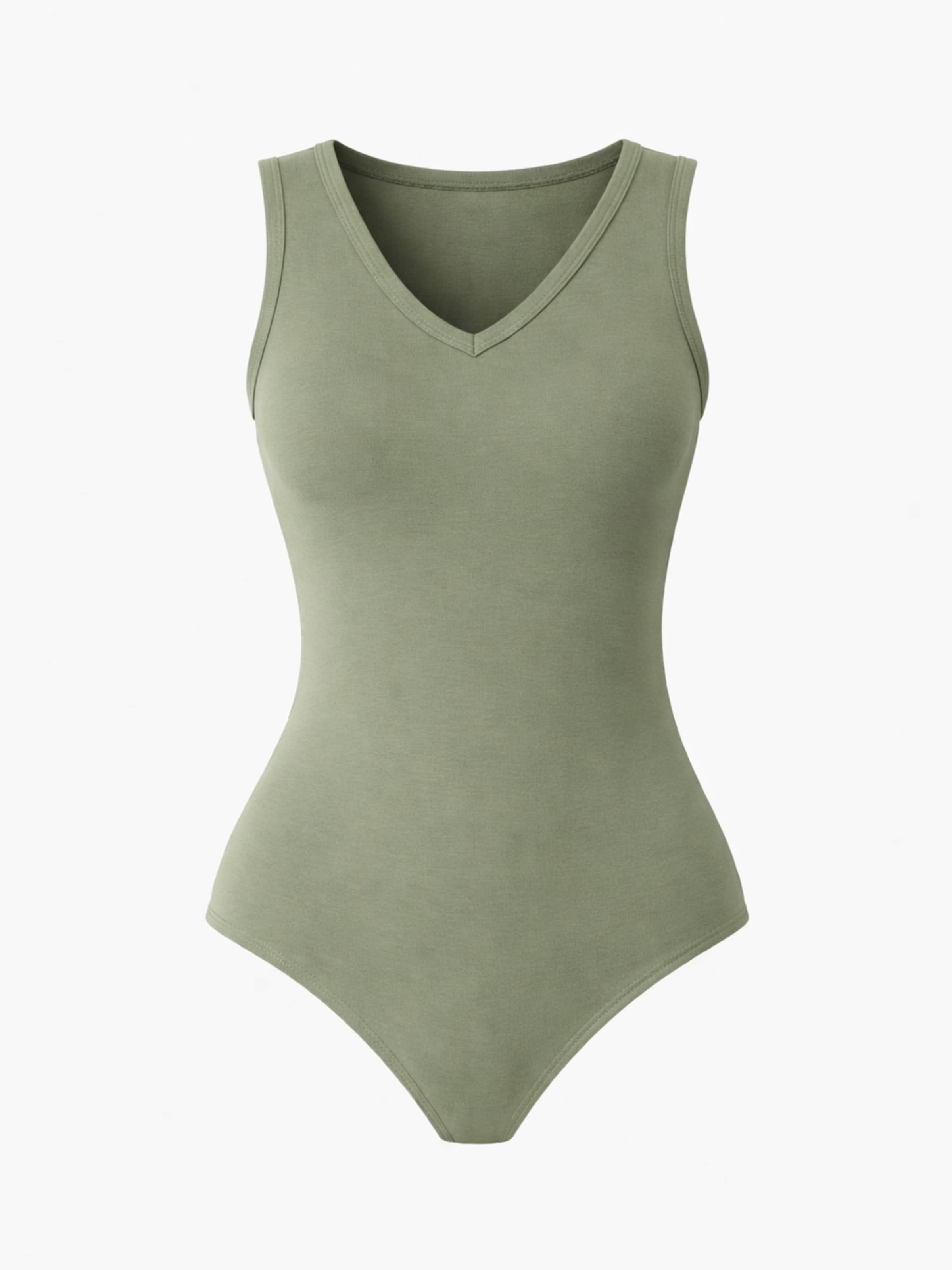 LEAFLETIC Body 'Leafletic Women’s Bodysuit' in Groen: voorkant