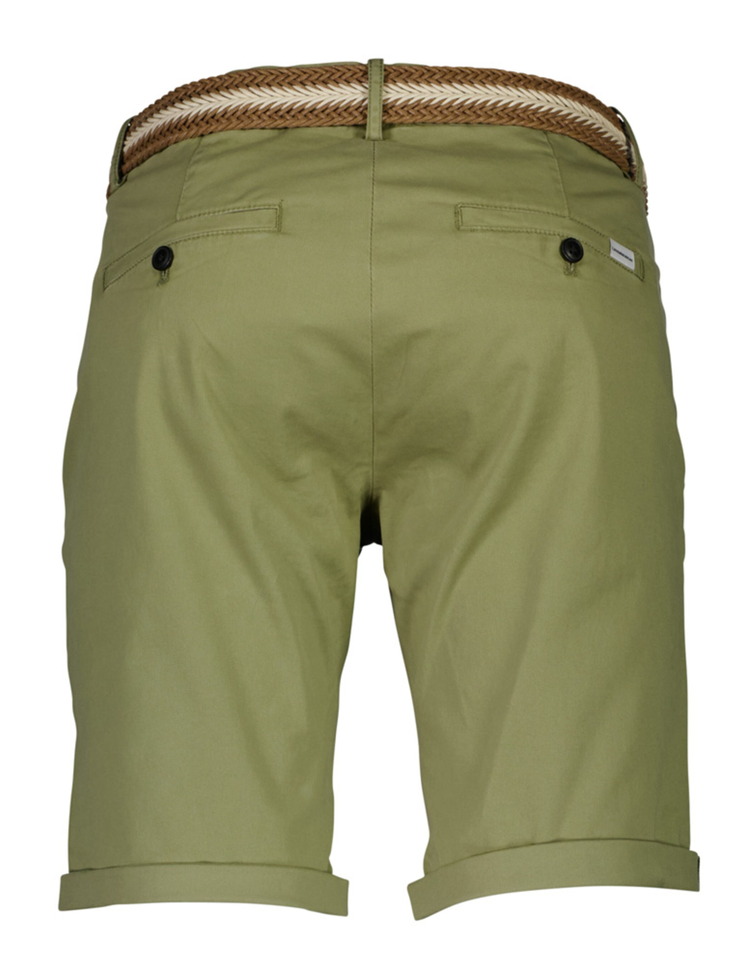 Lindbergh Regular Chino Pants 'Superflex' in Green
