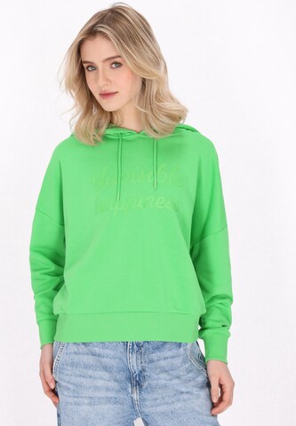 MYMO - Sudadera 'Back To School' en verde: frente