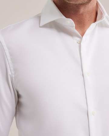 WE Fashion Slim fit Button Up Shirt in White