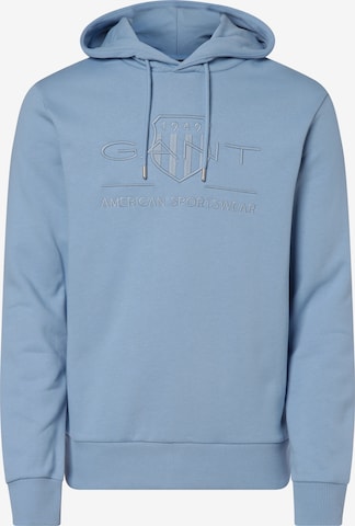 Sweat-shirt GANT en bleu : devant