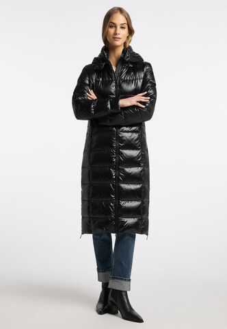 Frieda & Freddies NY Wintermantel 'Dalia' in Schwarz: Vorderseite