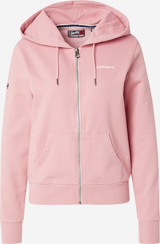 Superdry Mikina – pink: přední strana
