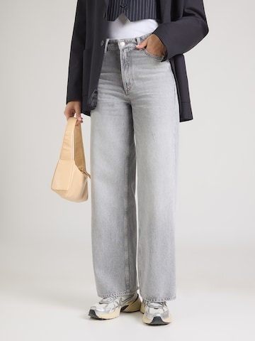 Marc O'Polo DENIM Wide leg Jeans i grå: framsida