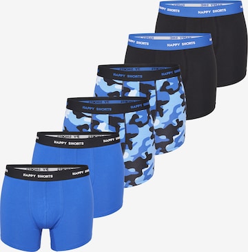 Happy Shorts Boxershorts in Blauw: voorkant
