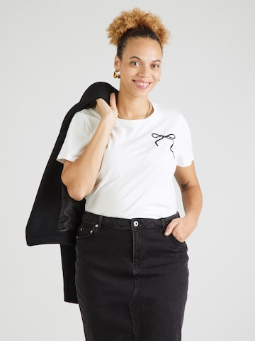 Maglietta 'VMCGALIA' di Vero Moda Curve in bianco: frontale