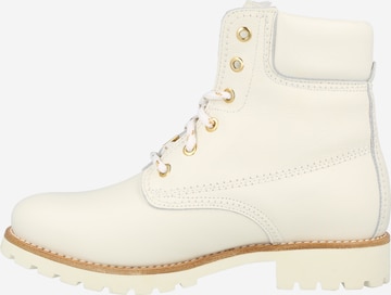 PANAMA JACK Lace-Up Ankle Boots 'Igloo' in White