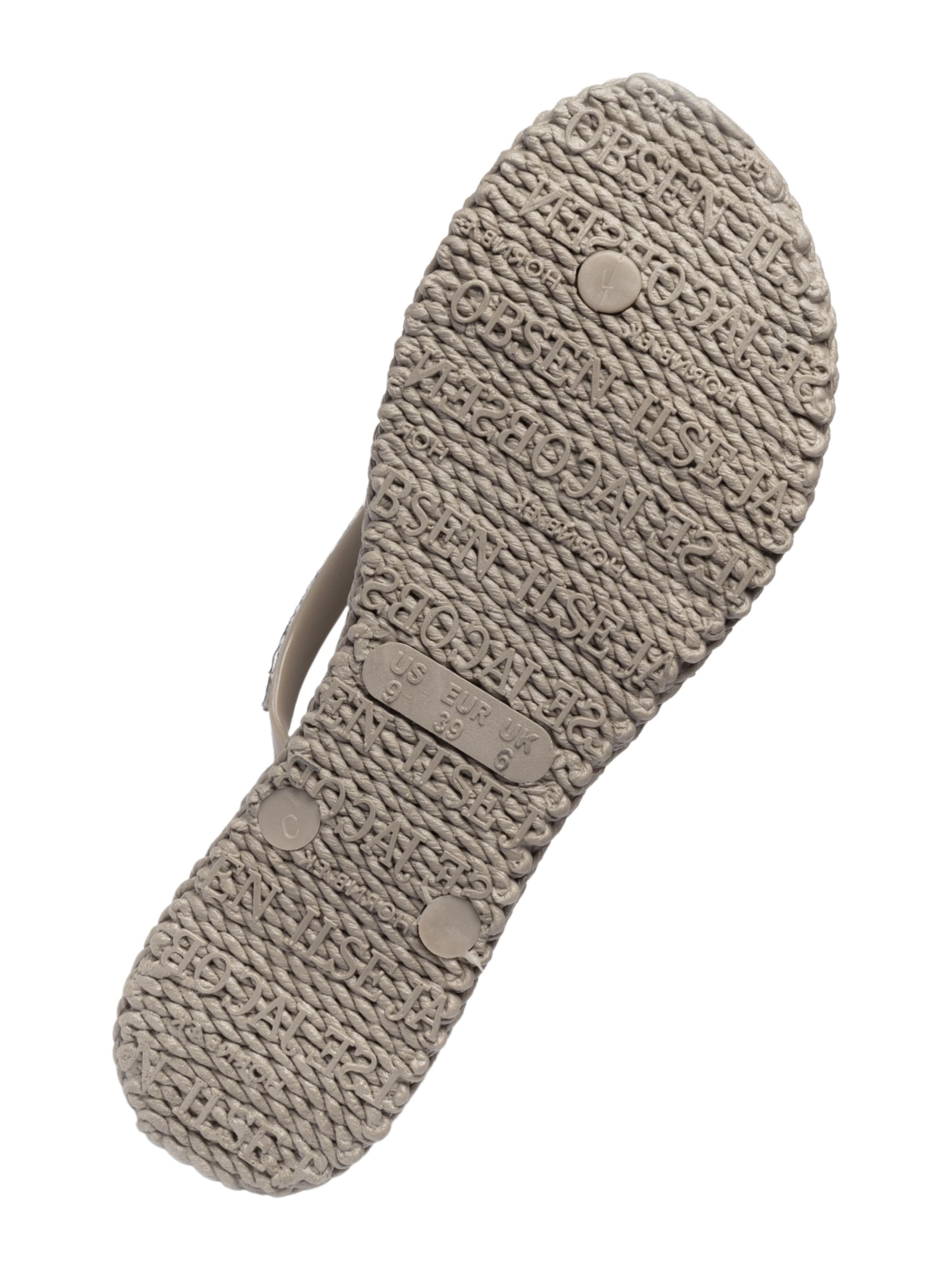 ILSE JACOBSEN Ujjelválasztó-pántos szandál 'CHEERFUL03G' - szürke