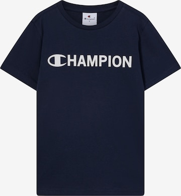 Tricou de la Champion Authentic Athletic Apparel pe albastru: față