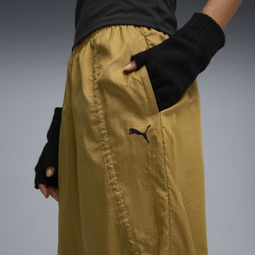 PUMA Wide leg Sportbroek 'Dare To' in Bruin