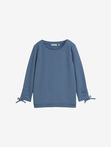 TOM TAILOR DENIM Sweatshirt in Blue: front