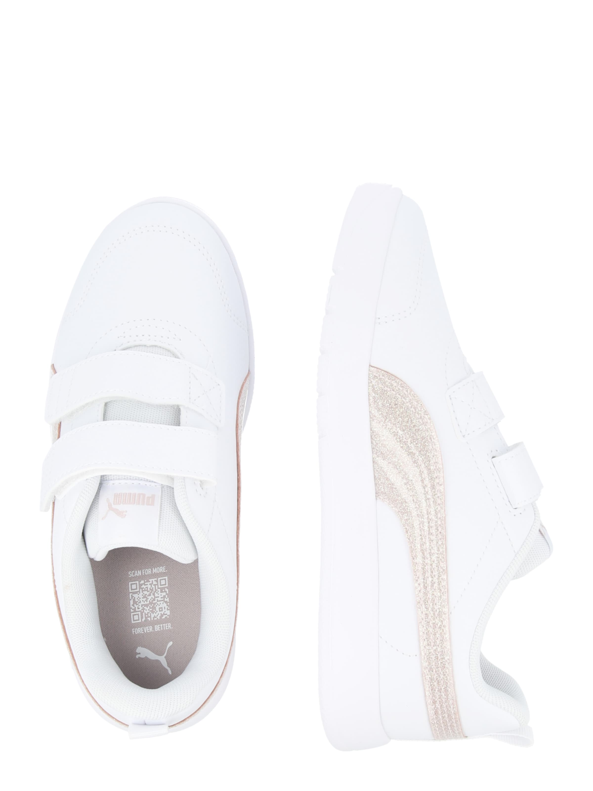 PUMA Σνίκερ 'Courtflex V3' σε λευκό