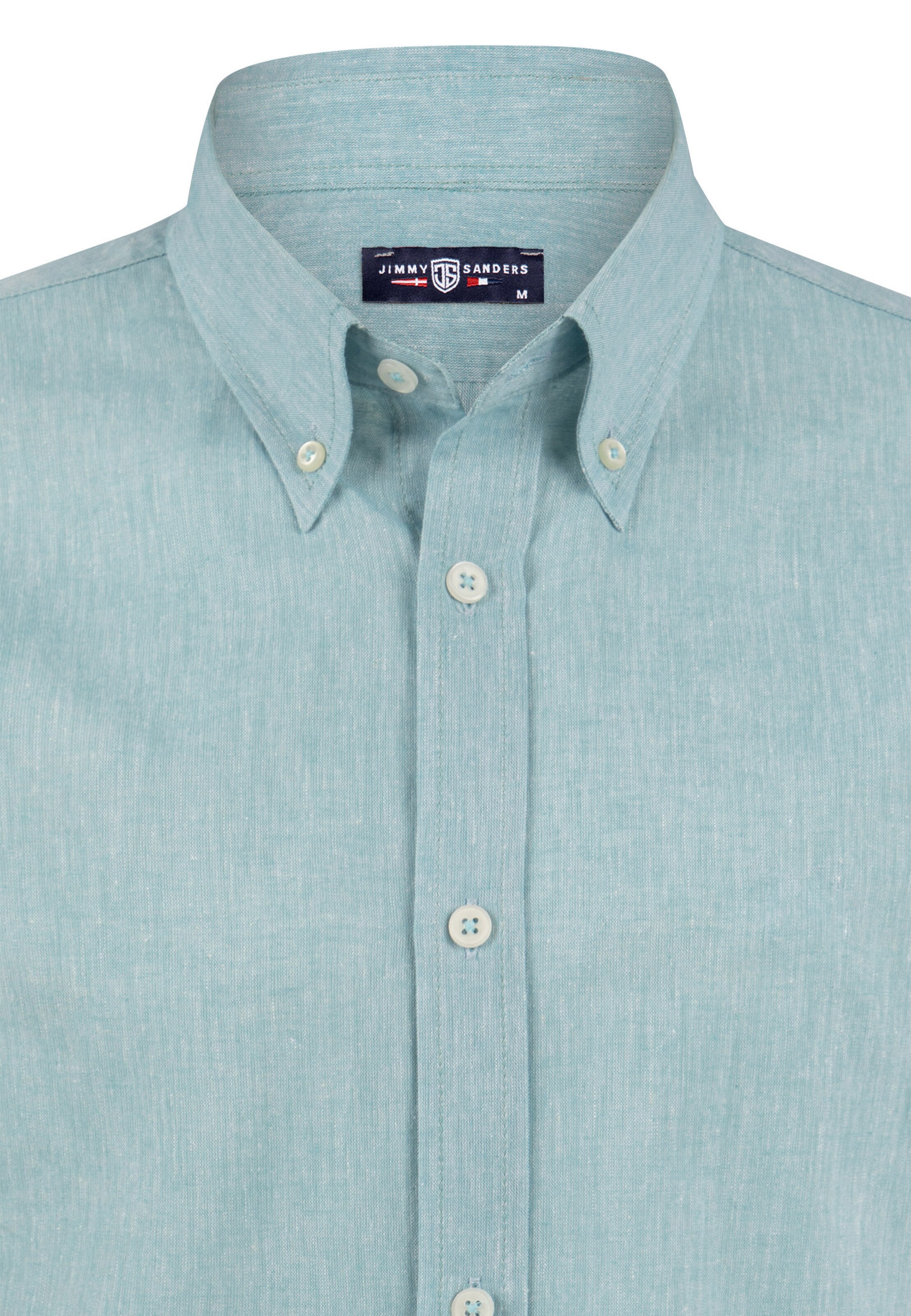 Jimmy Sanders Rovný strih Košeľa - Zelená