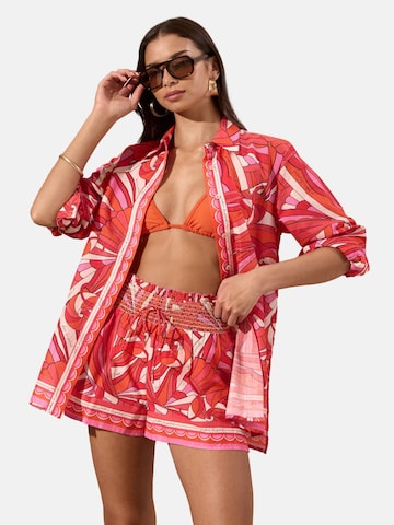 regular Pantaloni di Lipsy in rosa: frontale