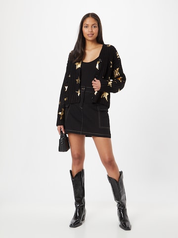 Nasty Gal Strickjacke in Schwarz