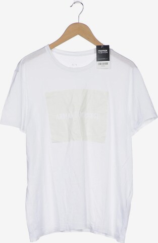 ARMANI EXCHANGE T-Shirt XL in Weiß: predná strana