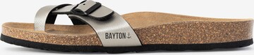 Bayton Mules 'Junon' in Silver: front