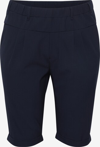 Regular Pantalon à pince 'Jia' KAFFE CURVE en bleu : devant