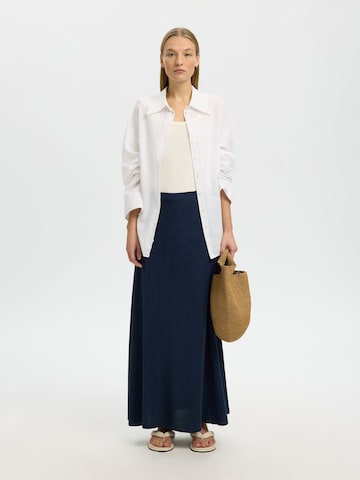 Jupe SELECTED en bleu