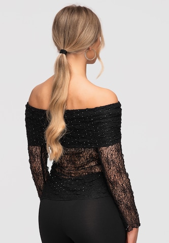Ombre Shirt in Black