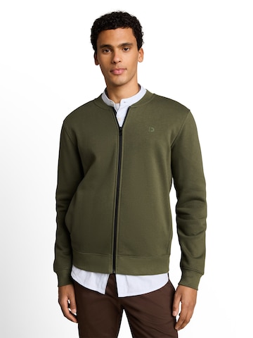 TOM TAILOR DENIM - Sudadera con cremallera en verde: frente