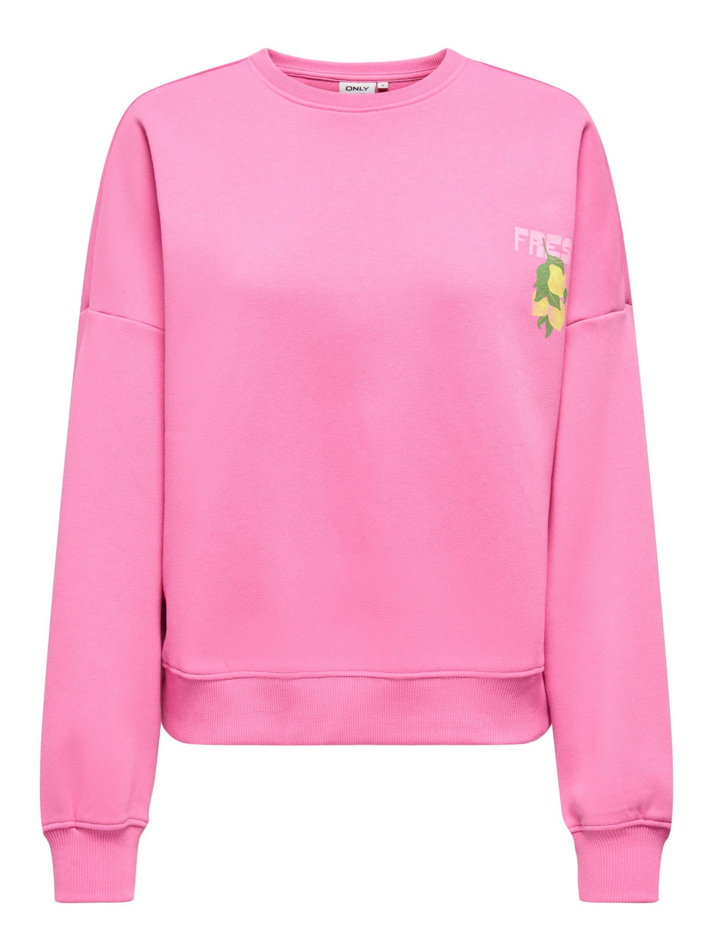 ONLY - Sudadera 'ONLLiny' en rosa: frente