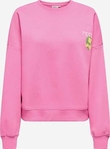 ONLY - Sudadera 'ONLLiny' en rosa: frente