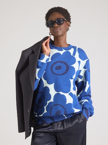 Marimekko Dressipluus 'LOISTO UNIKKO', värv sinine: eest vaates