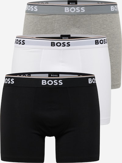 Boxer 'Power' BOSS di colore grigio sfumato / nero / bianco, Visualizzazione prodotti
