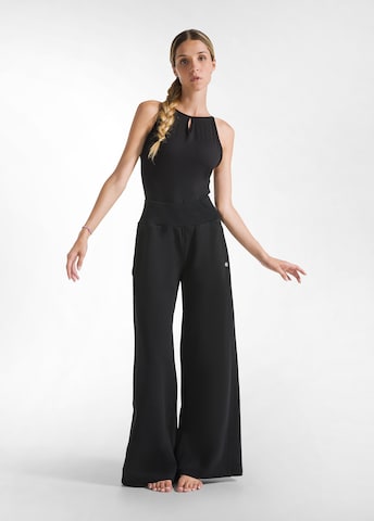 DEHA Wide Leg Hose in Schwarz