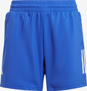 ADIDAS PERFORMANCE Workout Pants 'Club 3-Stripes' in Blue: front