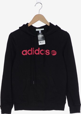 ADIDAS NEO Sweatshirt & Zip-Up Hoodie in S in Black: front