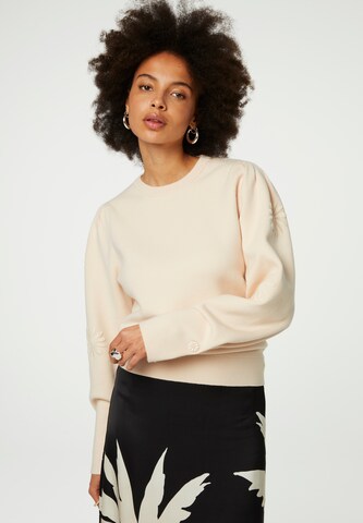 Pull-over Fabienne Chapot en beige : devant