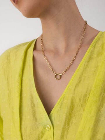 PURELEI Ketting 'Glow Charm' in Goud: voorkant