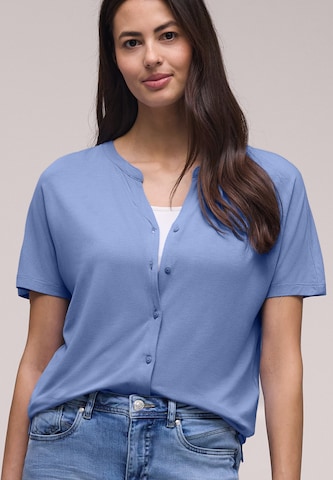 STREET ONE Blouse in Blue: front