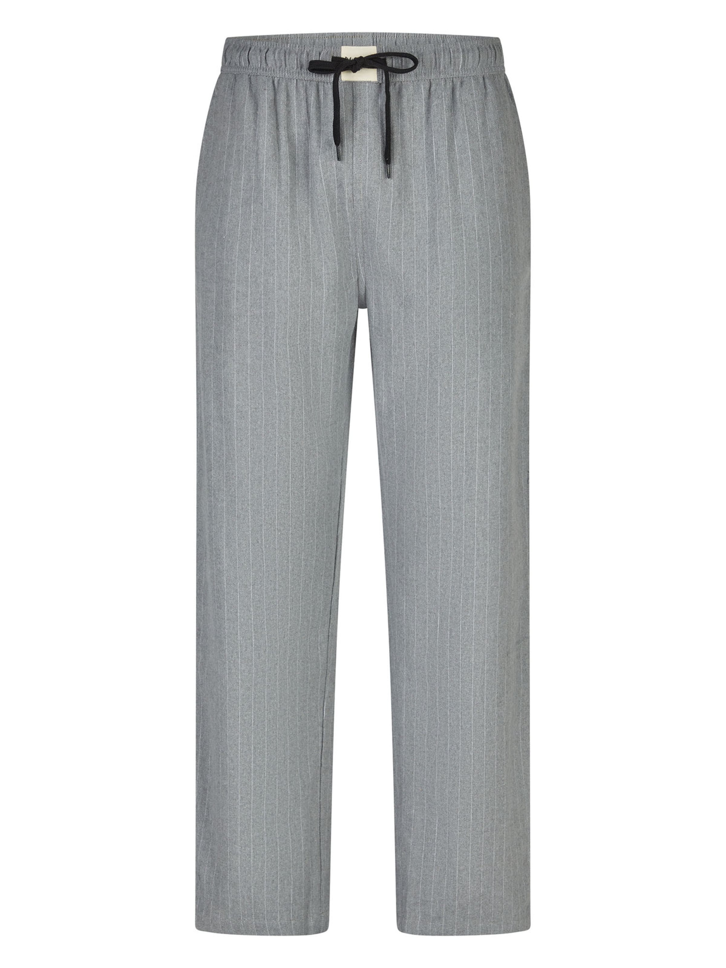 Phil & Co. Berlin Pyjamabroek in Grijs: voorkant