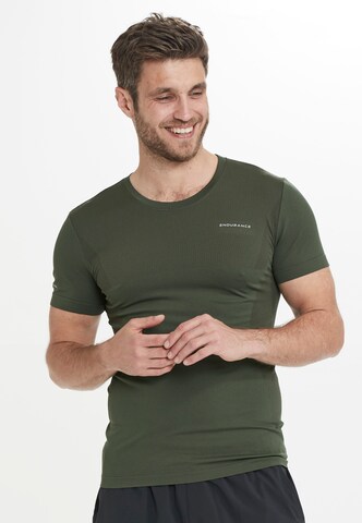 ENDURANCE Functioneel shirt 'Jaro M' in Groen: voorkant