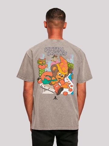 T-Shirt 'Atari Crystal Castles Retro Gaming' F4NT4STIC en gris