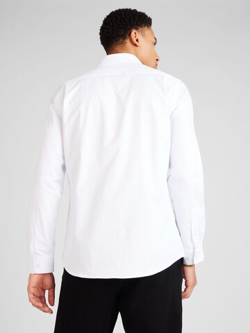 BURTON MENSWEAR LONDON Средняя посадка Рубашка 'Essential' в Белый