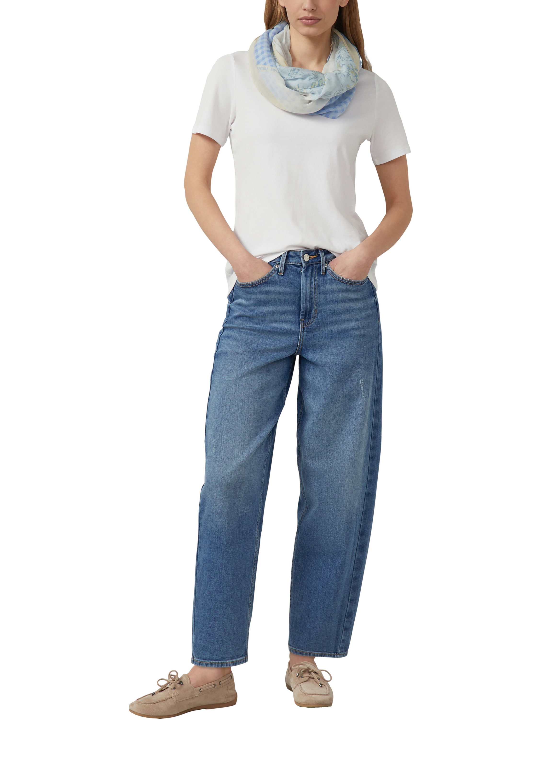 s.Oliver Tunnelsjaal in Blauw