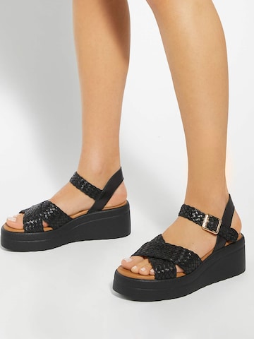 Dune LONDON Sandale in Schwarz