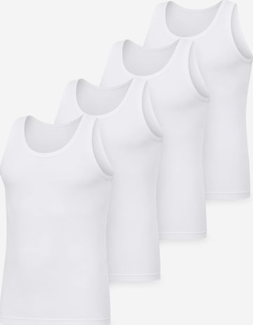 Maglietta intima 'Herren Unterhemden Tom' di LOREZA in bianco: frontale