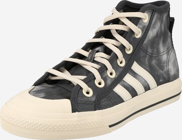 Baskets hautes 'Nizza Hi Rf' ADIDAS ORIGINALS en gris : devant