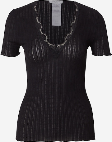 rosemunde - Camiseta 'Bobbie' en negro: frente
