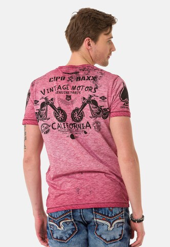 CIPO & BAXX Shirt in Pink