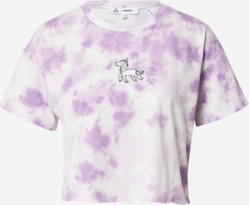 Koton T-shirt i lila: framsida