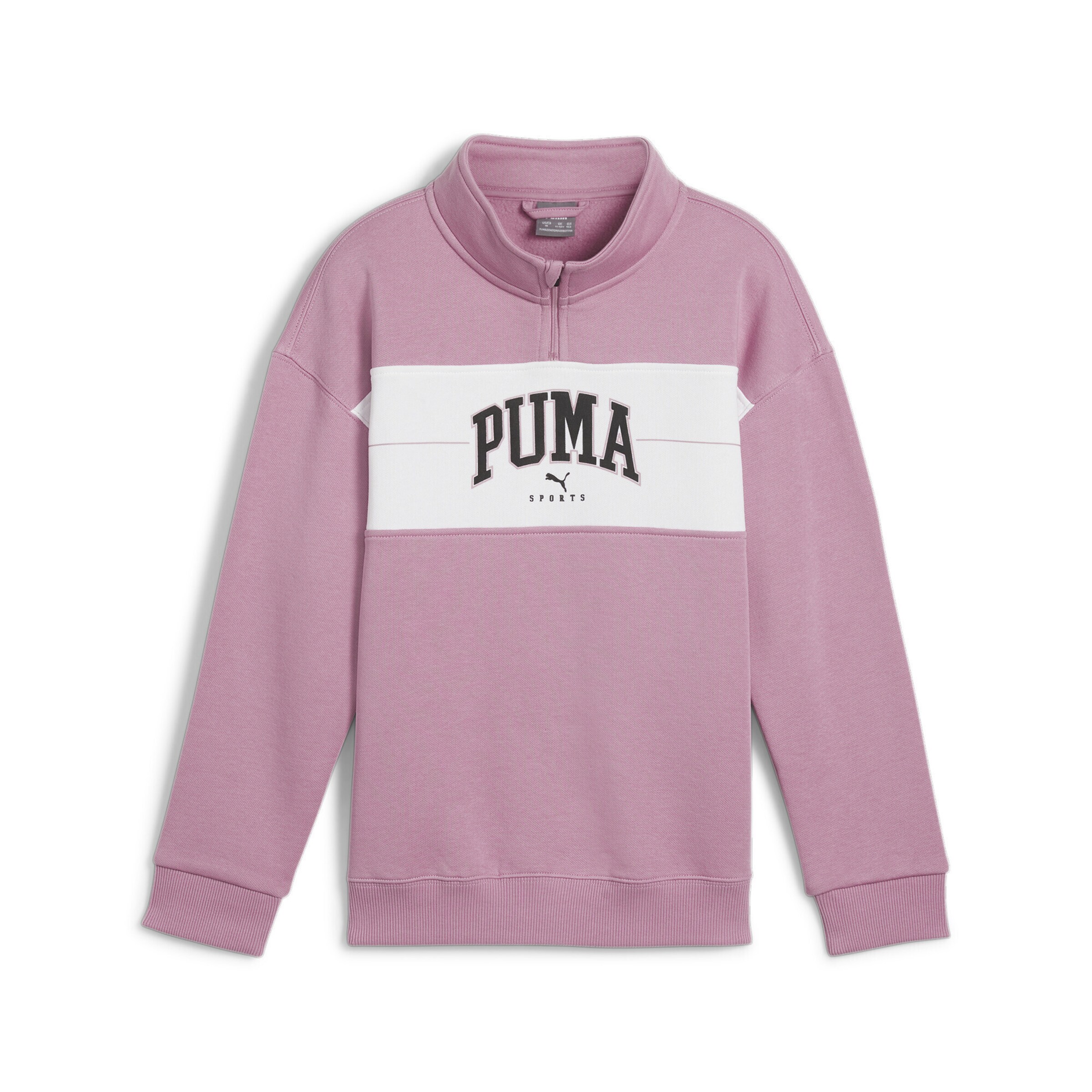 PUMA Sweatshirt 'SQUAD' in Pink: front
